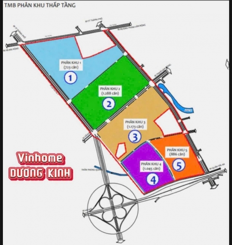 Tên gọi các phân khu Vinhomes Golden City Dương Kinh -5 Phân khu đẳng cấp