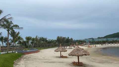 Bãi tắm đạt tiêu chuẩn Quốc tế tại dự án Dragon Ocean Đồ Sơn